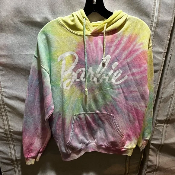 Barbie tie dye sweatshirt with hoodie - Picture 8 of 16